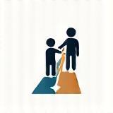 Icon representing mentorship or guidance